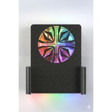 Özbience Rgb Işıklandırmalı Turbo Fanlı Telefon Soğutucu, Tüm Telefonlarla Uyumlu