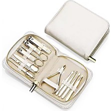 Dora Shopping 12 Manikür Pedikür Seti, Paslanmaz , Tırnak Bakım Aletleri, Özel Taşıma Çantalı (Özel Seri)