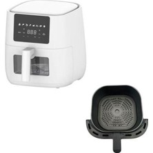 Woodhub 6l Airfryer, 1700W, Dokunmatik Panel, Yağsız ve Sağlıklı Pişirme