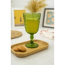Depa Allegra Koyu Yeşil Kadeh Bardak - 450 ml Tekli Akrilik Malzeme - Cam Değildir Kırılmaya Dayanık