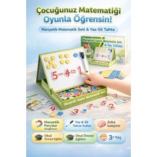 Özbience Manyetik Tablet Matematik ve Yazı Tahtası Seti, 98 Parça, Eğlenceli Öğrenme