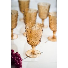 Depa Akrilik Bal Tekli Kadeh & Su Meşrubat Kahve Yanı Bardağı 450 ml ( Cam Değildir )