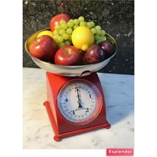 Özbience 5 kg Retro Nostalji Mutfak Analog Tartısı, Şık ve Kullanışlı Terazi