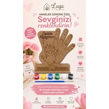 LUGA ATÖLYE Anneler Gününe Özel Hediye Kendin Yap Boyama Seti