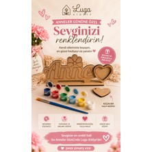 LUGA ATÖLYE Anneler Gününe Özel Hediye Kendin Yap Boyama Seti
