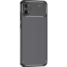 Zemira Galaxy A05 Kılıf Auto Fus Karbon Kapak - Siyah