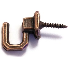 Zemira Vidalı Kanca, Askı Küçük - 15X23MM, Eskitme - 1 Adet