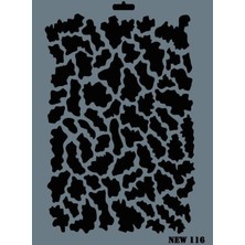 Zemira New Seri N-116 Stencil 35X25 cm