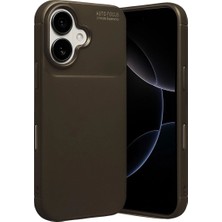 Zemira Iphone 17 Auto Fus Karbon Kapak - Kahverengi
