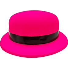 Practika Neon Pembe Melon Parti Şapkası Plastik 1 Adet Doğum Günü Festival Için