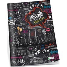 Uninote Uni Note A4 Müzik Defteri Dikişli Karton Kapak 40 Yaprak 22002 (12 Li Paket)