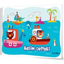 Uninote Uni Note Resim Defteri Spiralli Karton Kapak 15 Yaprak 24X34Cm 33000 (12 Li Paket)
