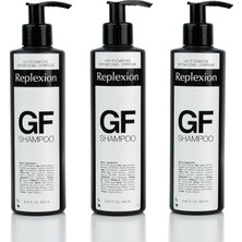 Dora Shopping Replexion Gf Shampoo 250ML x 3 – 750ML | Saç Kalınlaştırıcı & Anti- Loss