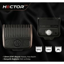 Hector 0.5 Numara 1.5 mm Tıraş Bıçağı Başlığı Diğer Markalar ile Uyumlu