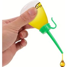 Dora Shopping 60 ml Motor Siliikon Makine Yağı Yağlama Şişesi Huni Ağızlı Damlalık Şişe 122.7 * 52MM (1)
