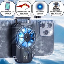 Özbience 7000 Rpm Turbo Fan Işıklı Klipsli Telefon Soğutucu Radyatör