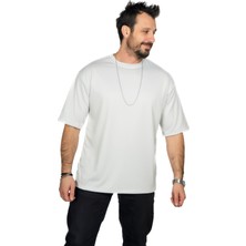 Maxi-Dry Aşırı Terleme Önleyici Oversize Erkek Tişört, Çift Katmanlı, Islaklık Sızdırmaz, Nefes Alabilen Kumaş