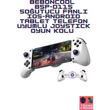 Özbience Soğutuculu Android ve Ios Uyumlu Mobil Telefon ve Tablet Tutucu Joystick