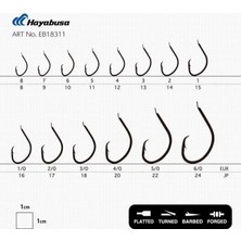 Hayabusa Hmut 183 Circle Dövme Olta Iğnesi 15LI Paket Nikel