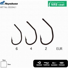 Hayabusa M1 Sazan Iğnesi Dövme Teflon Black 10LU Paket