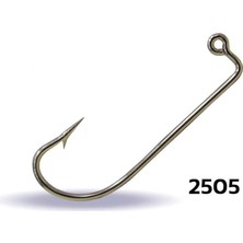 Youvella 2505 Jig Head Iğnesi Dövme Delikli Uzun 100LÜ Kutu Nikel