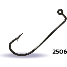 Youvella 2506 Jig Head Iğnesi Dövme Delikli Uzun 100LÜ Kutu Black Nikel