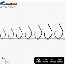 Hayabusa Hcrl 186 Circle Delikli Çupra Iğnesi Black Nikel