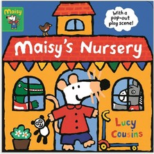 Walker Books Lucy Cousins'ın Maisy's Nursery Ciltli Kitabı 16 Sayfa Normal Boy Eğlenceli Oyun ve Öğrenme