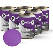 Pet Chef Redüksiyon Sebzeli Hindi Ratatouille Tarif (6X400GR)