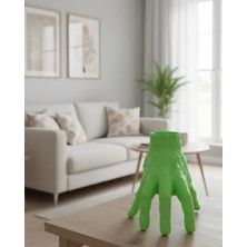 Renklime 3D Yeşil El Biblo 27X22 cm Dikkat Çekici Ev Dekorasyonu