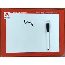 Özbience Yazı Tahtası Seti 19X26 Cm, Kalem ve Silgi Ile, Yazı ve Notlar Için
