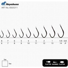 Hayabusa Hsna 202 Dövme Canlı Yem Iğnesi 15LI Paket Nikel