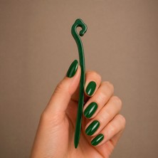 Scultore Reçine Çubuk Toka – El Yapımı Modern Saç Aksesuarı