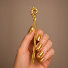 Scultore Reçine Çubuk Toka – El Yapımı Modern Saç Aksesuarı