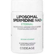 Codeage Liposomal Spermidine Nad+ Brain & Cognitive 30 Vegetable Capsules