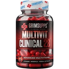 Grimlabs Grımsupps Multivitamin Clinical 28 60 Caps
