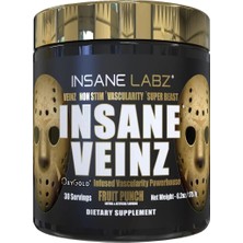 Insane Labz Insane Veinz Gold Nitric Oxide Preworkout Hydromax Nitrosigine Glycerol 30 Servis