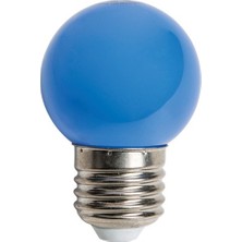 En Parlak Gece Lambası Ampülü 1W LED E27 Duy Mavi