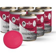 Pet Chef Redüksiyon Sebzeli Dana Ratatouille Tarif (6X400GR)