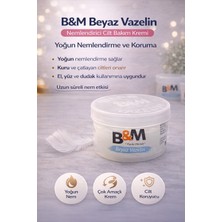 Renklime B&amp;m Beyaz Vazelin Nemlendirici Cilt Bakım Kremi Çok Amaçlı Yoğun Nemlendirici 1 Adet