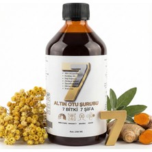 Renklime Altınotu Şurubu 7 Bitkili Propolisli Bitkisel Karışım Keçiboynuzu ve Andız Özlü