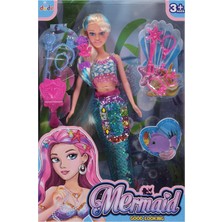 Seher Hediyelik Eşya Seher Oyuncak 29 cm Denizkızı Bebek - Mavi