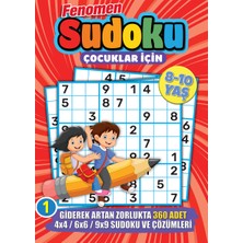 Maxi Fenomen Çocuklar Için Sudoku 8-10 Yaş