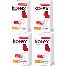 Kotex Parfümlü İnce Günlük Ped 34'lü x 4 (136 Adet) Nefes Alabilen Yüzey ile Rahatlık