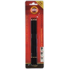 Koh-i-Noor Gioconda Extra Charcoal Füzen Kalem 3'lü Set Siyah Renkli