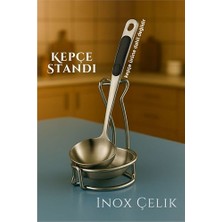 Rivera Tech Rvrhb Hsnet Inox Kepçe Standı - Kaşık Kepçe Standı- Profesyonel Şef Tasarımı