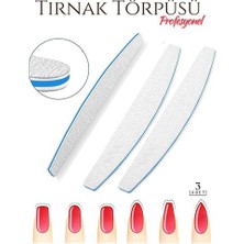 MidasTech Turk Protez Tırnak Törpüsü 100/180 Grid Profesyonel 3 Adet Midiastech