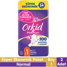 Orkid Platinum Normal Ped Süper Ekonomik Paket 24X2 48 Adet