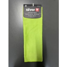 Silver Home Mıcrofıber Baklava Desen Cam Bezi