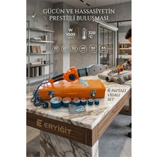 1000W Profesyonel Pvc Boru Kaynak Makinesi - 6 Paftalı 320°C Metal Çantalı Set 722973 Midastech